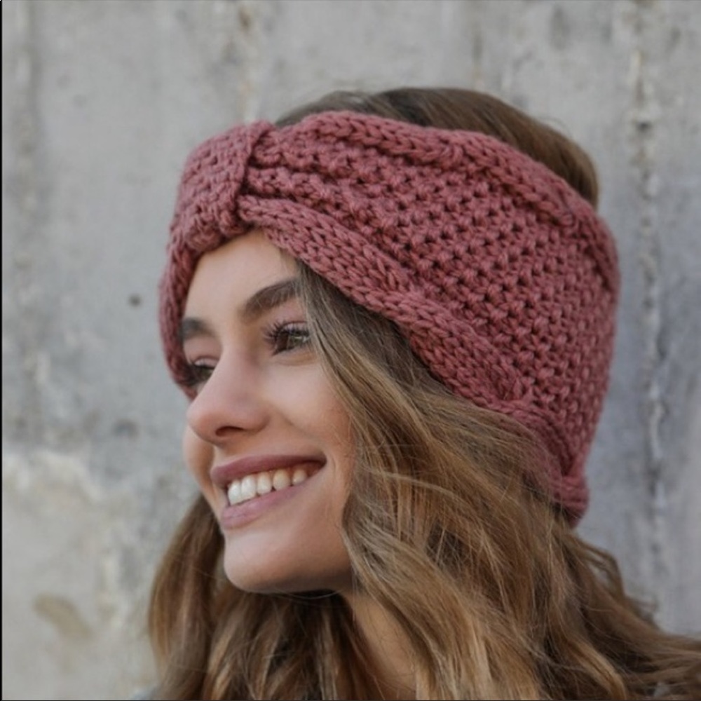 🍁5/25🍁 Cozy Chunky Cable Kit Bow Headband